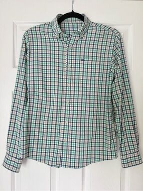 Southern Tide Button-Down Plaid Shirt